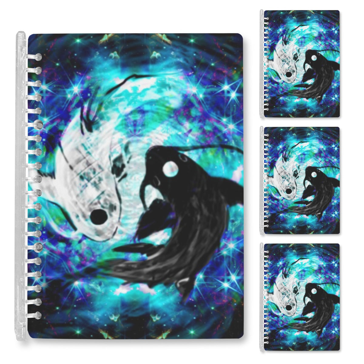 Katerina's Now & Forever Koi Desires Loose-Leaf Notebooks ( Cover Print, 4-Pack ) | Ships from USA