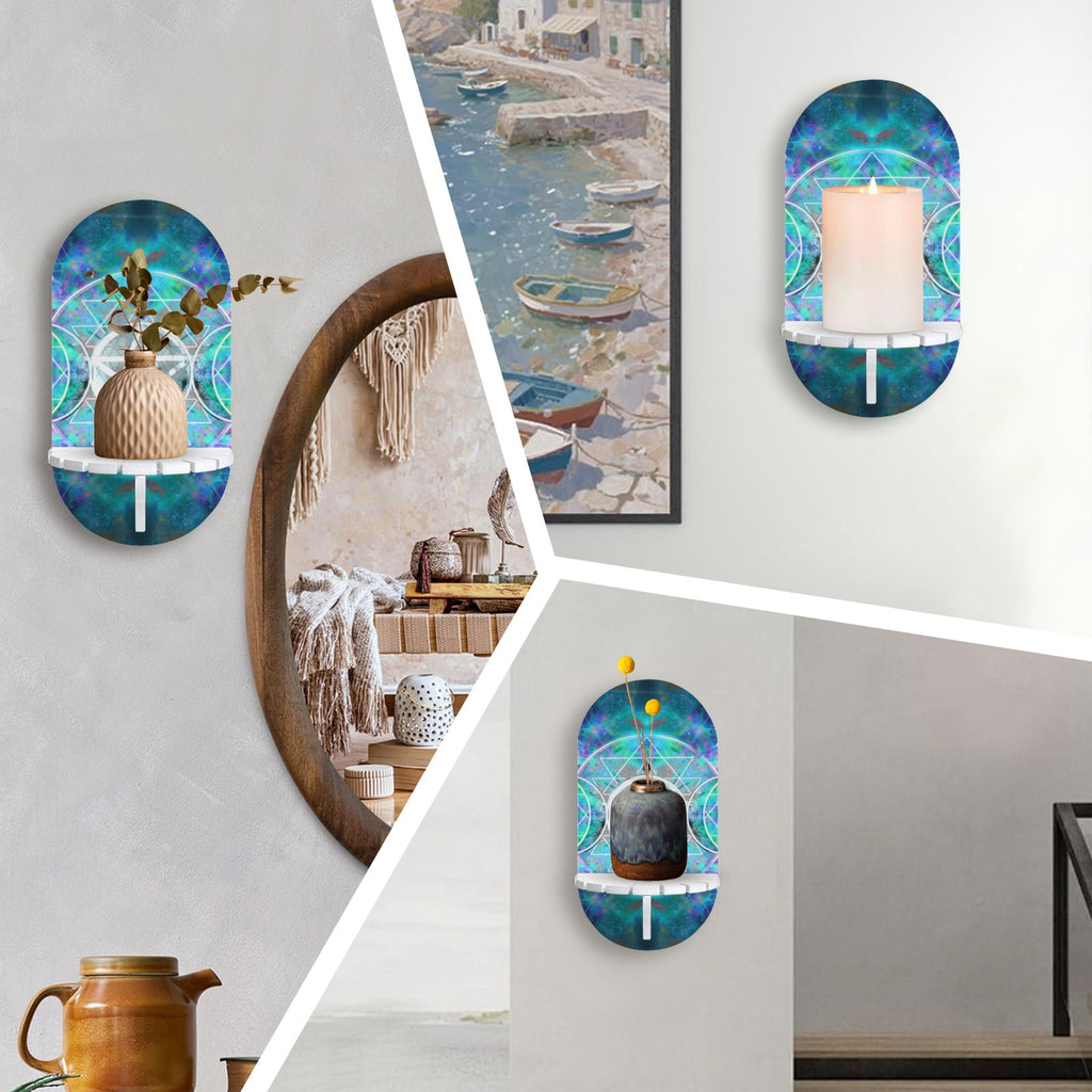 Katerina's Now & Forever Triple Goddess Meditations Wall Mounted Candle Holder | Ships from USA
