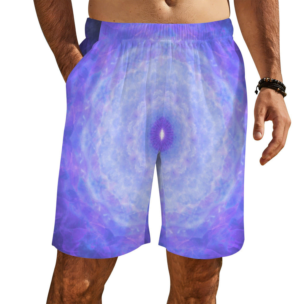 Katerina's Dragon Heart Desires Men's All Over Print Beach Shorts (Sets 26) | Ships from USA