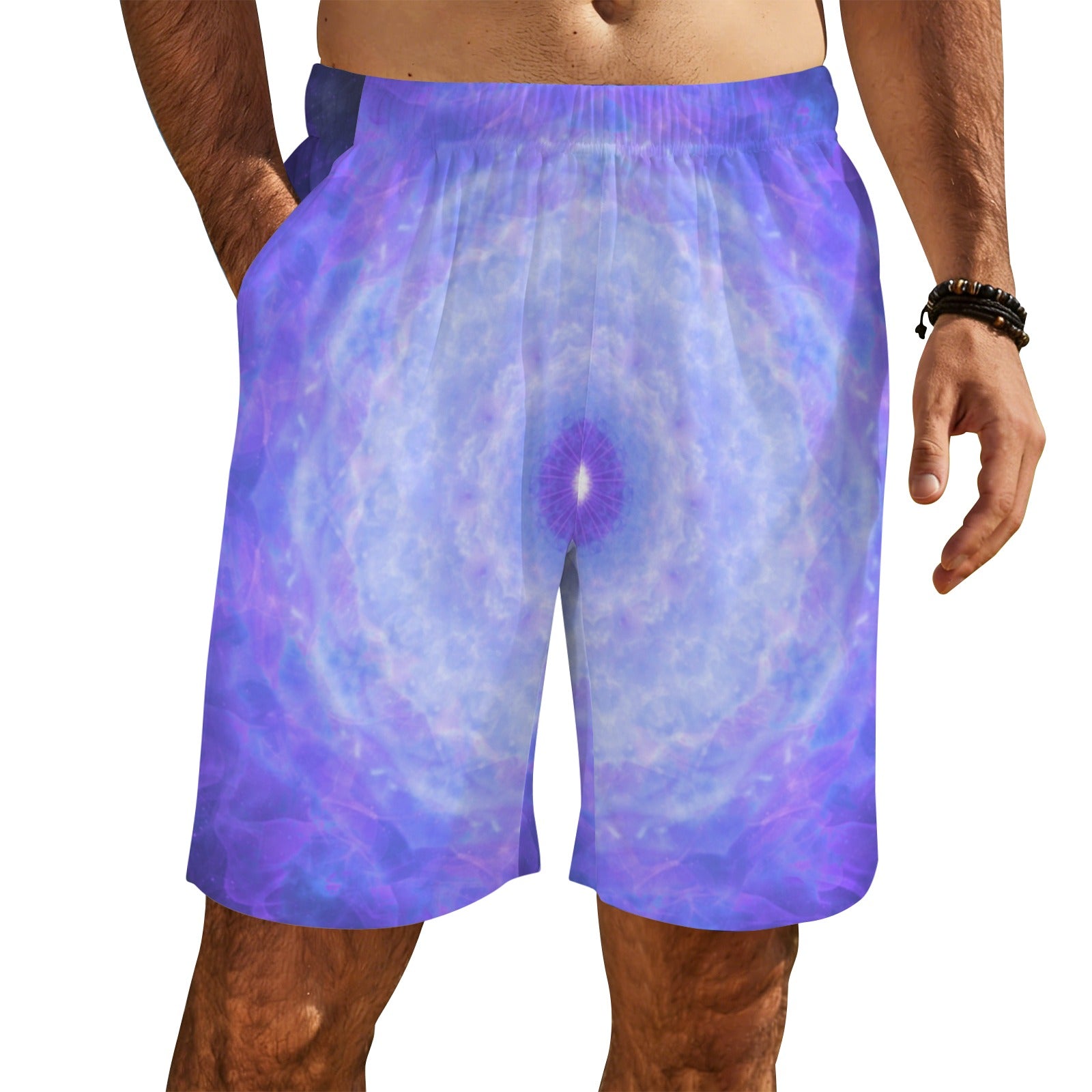 Katerina's Dragon Heart Desires Men's All Over Print Beach Shorts (Sets 26) | Ships from USA