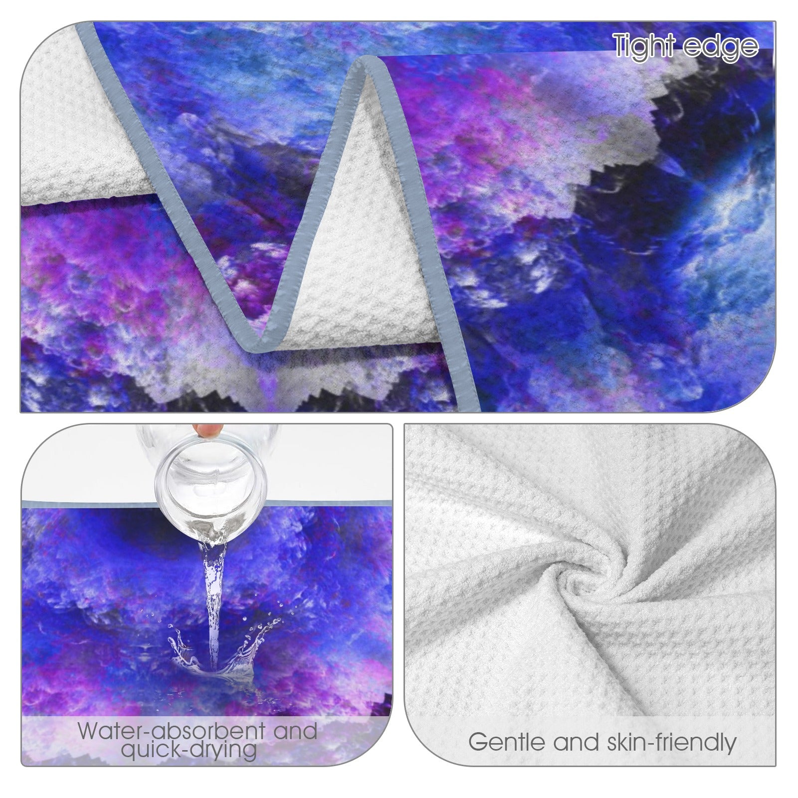 Katerina's I Will Come Again Desires Waffle Weave Bath Towel 29" x 58" | Ships from USA
