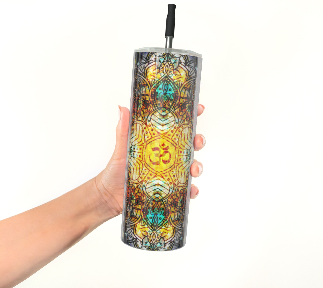Desire to Breathe Again Om Meditations Stainless Steel Tumbler