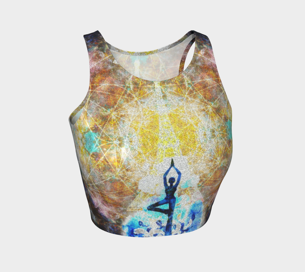 Amen Jin's Breathe Again Parisian Meditations Athletic Crop Top