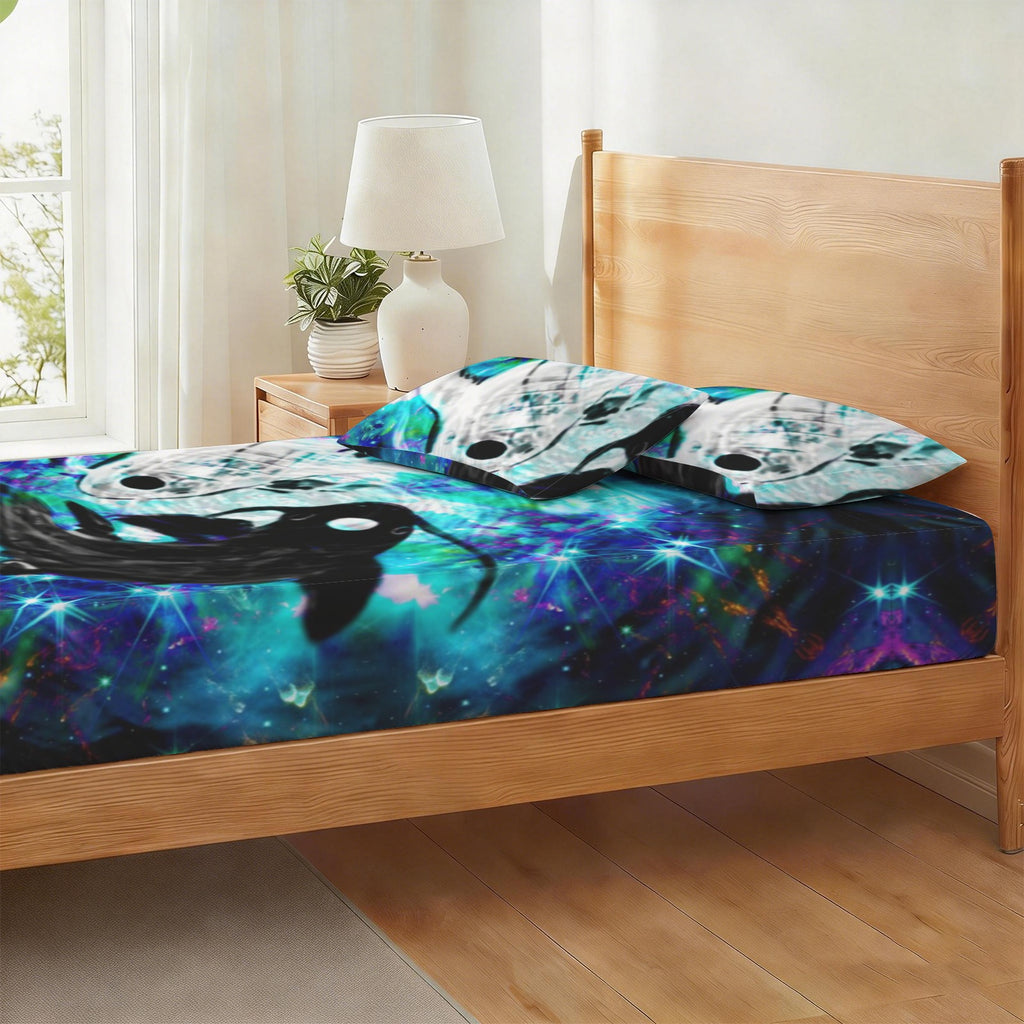 Katerina's Now & Forever Koi Desires Twin Bedding Set (Fitted Sheet + Pillowcases) | Ships from USA