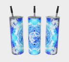 Amen Jin's Blue Sun Triple Goddess Meditations Stainless Steel Tumbler