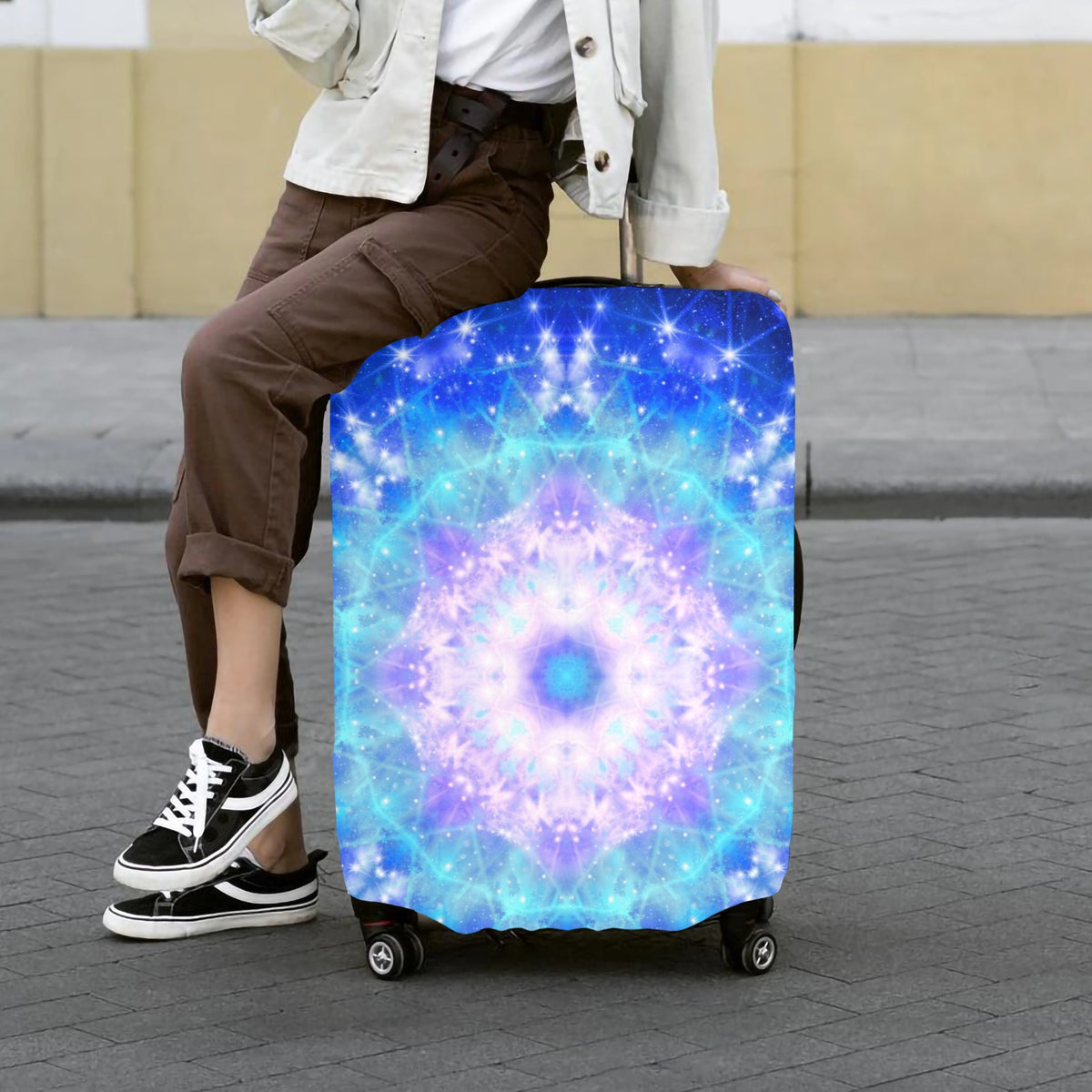 Amen Jin's Katerina's Eros & Psyche Desires Luggage Cover 28" x 30" ( Extra Large ) | Ships from USA