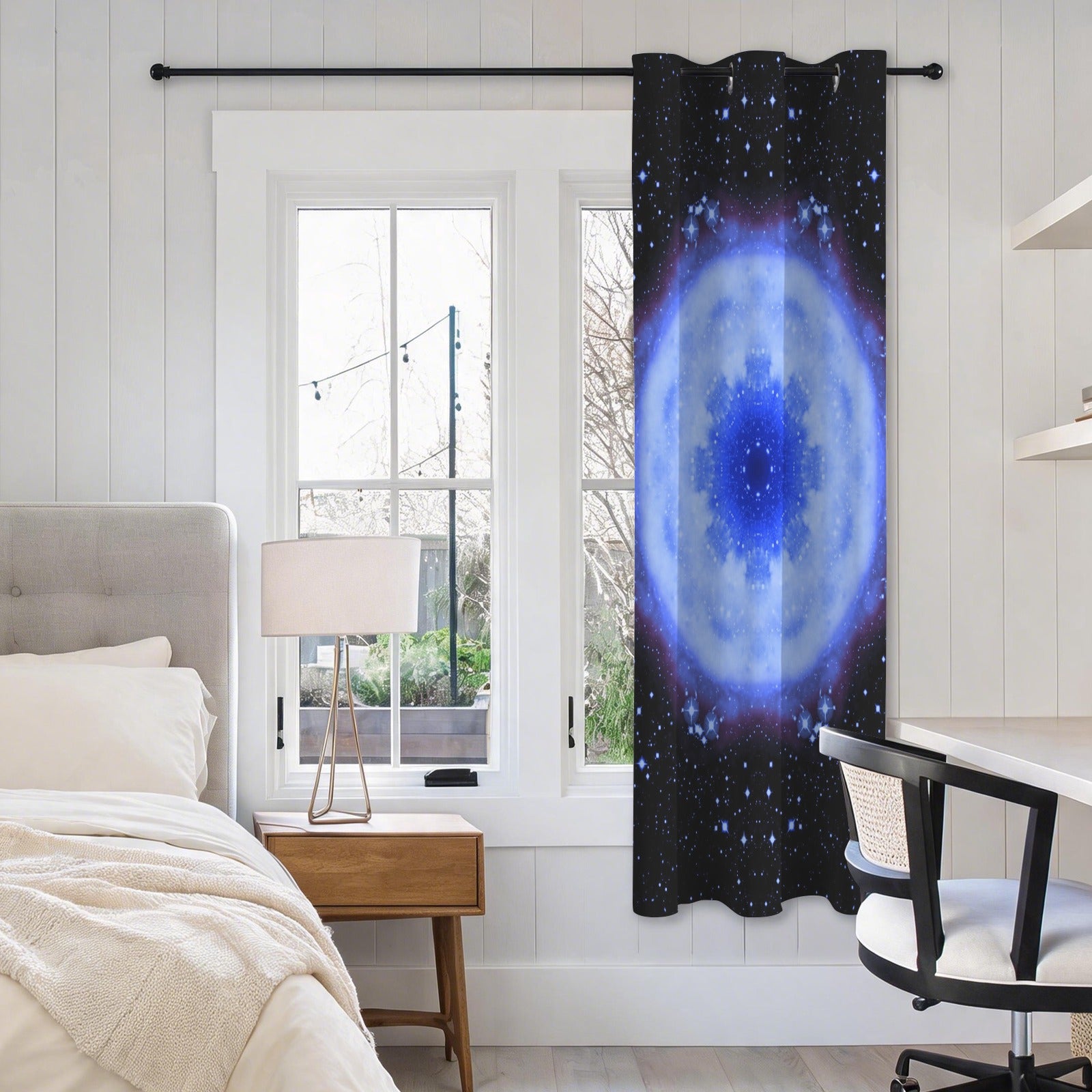Katerina's Halo Desires Grommet Curtain 42" x 63" ( 1 Piece ) | Ships from USA