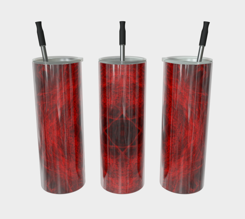 Katerina's China Roses Desires Stainless Steel Tumbler