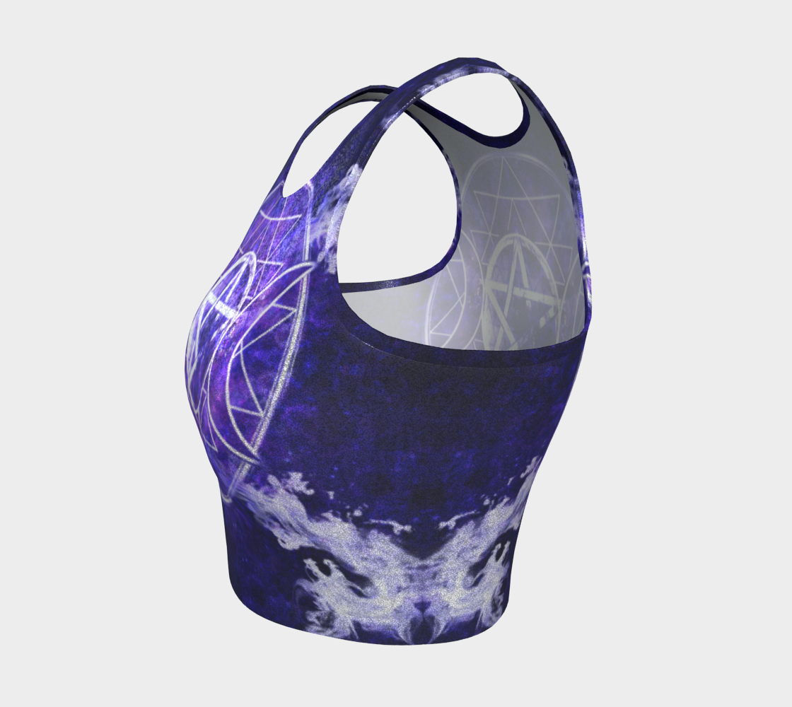 Katerina's Dragon's Eye Triple Goddess Meditations Crop Top