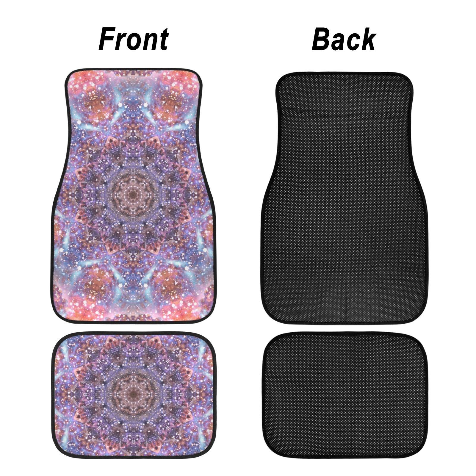 Katerina's Fiesta Desires 4-Piece Car Floor Mats （Customized Separately）| Ships from USA