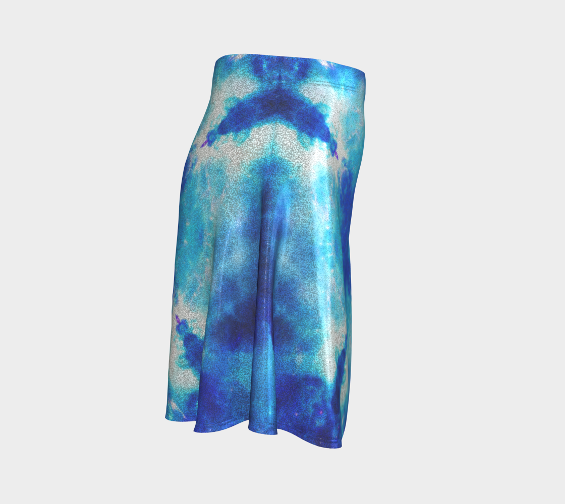Amen Jin's Mandala of Dragon Fire Desires Flared Skirt