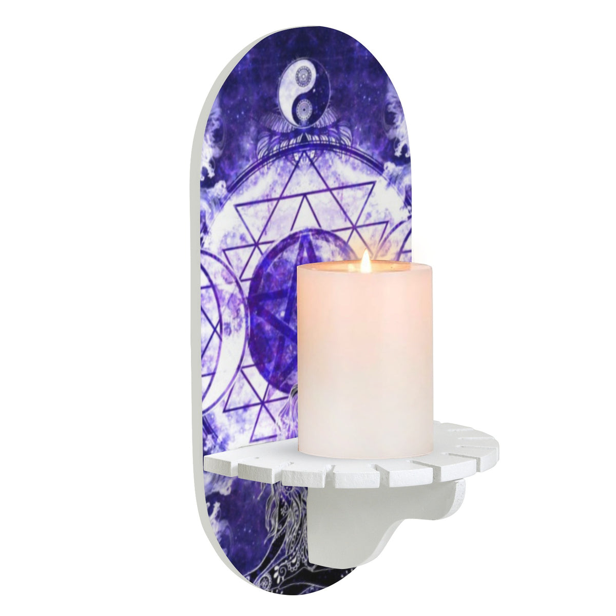 Katerina's Dragon's Eye Magickal Awakening Meditations Wall Mounted Candle Holder | Ships from USA