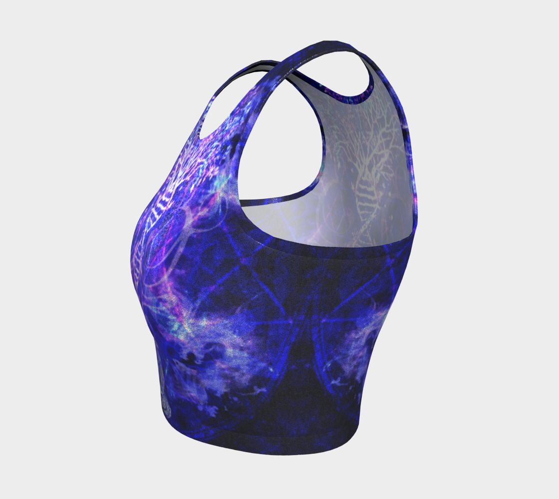 Katerina's Dragon's Eye Buddha Meditations Crop Top