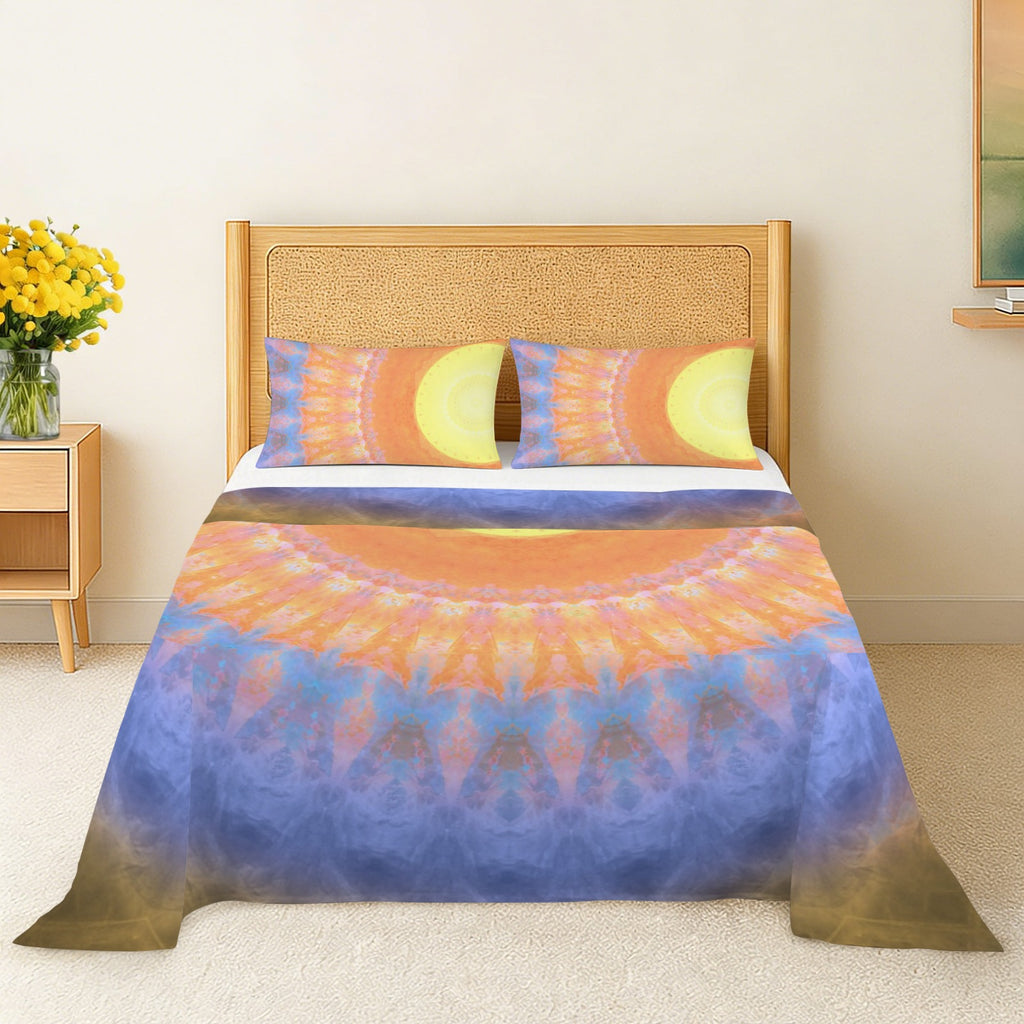 Katerina's Love Will Never Die Desires 3-Piece Bedding Set (Bed Sheet + Pillowcases)  | Ships from USA