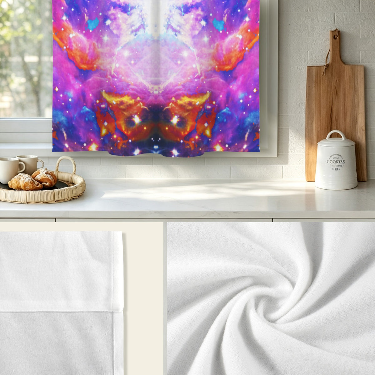 Katerina's Cassandra Desires Window Curtain 27.6" x 39.4" ( 1 Piece ) | Ships from USA