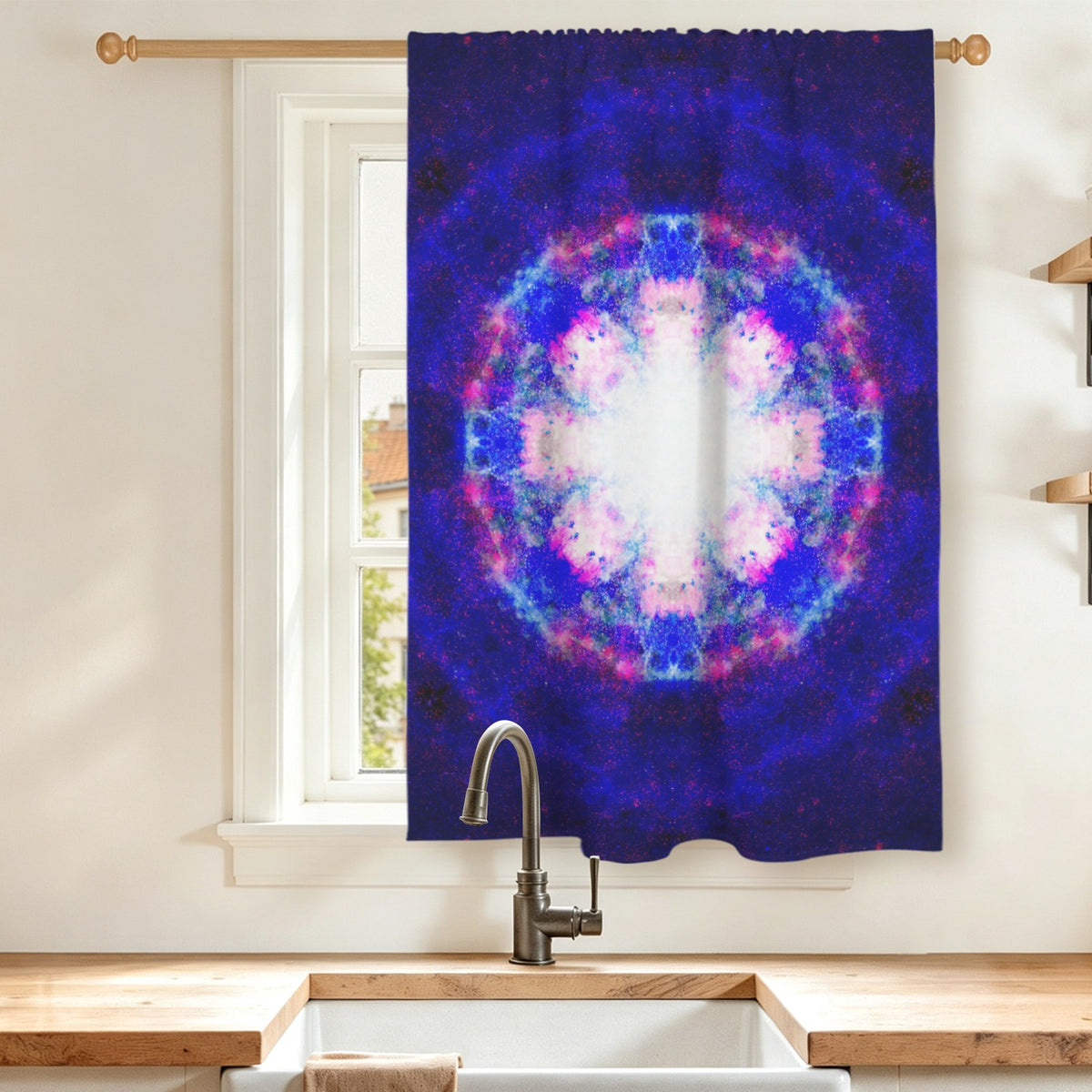 Katerina's Independence Desires Window Curtain 27.6" x 39.4" ( 1 Piece ) | Ships from USA