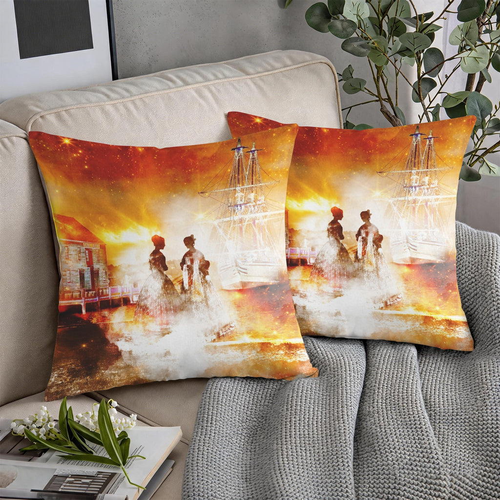 Samhain Eve Salem Dreams Custom Pillow Cases 18" x 18" (2-Pack) | Ships from USA