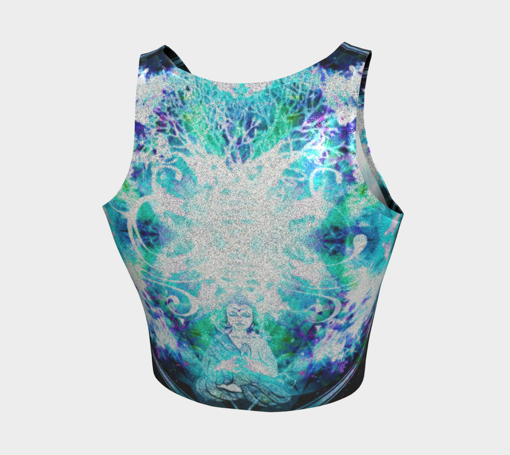 Katerina's Now and Forever Buddha Meditations Athletic Crop Top