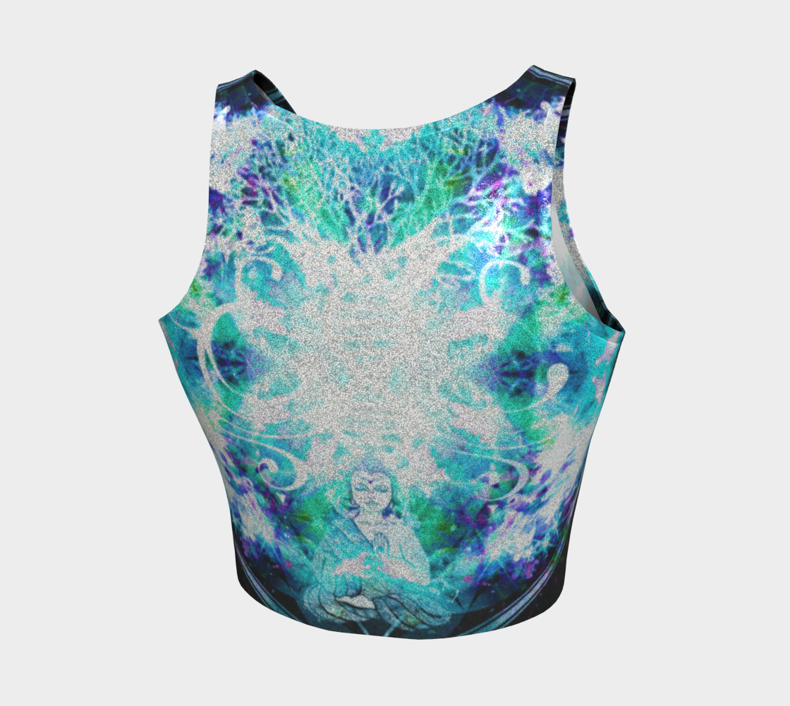Katerina's Now and Forever Buddha Meditations Athletic Crop Top