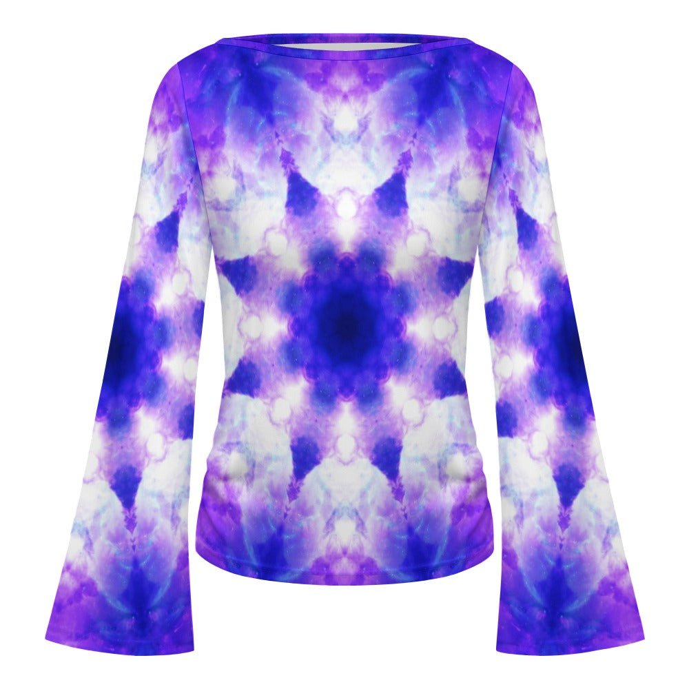 Ad Amoreum Amisi Dreams Desires Women's Boat Neck Bell Sleeve T-shirt