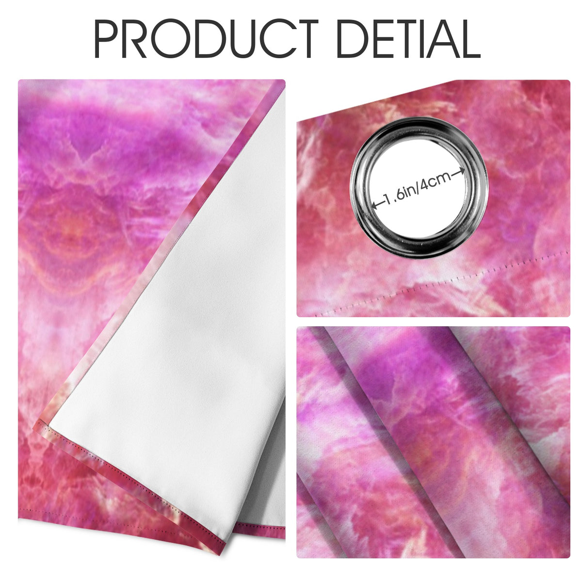 Katerina's Unconditional Desires Grommet Curtain 42" x 84" ( 1 Piece ) | Ships from USA