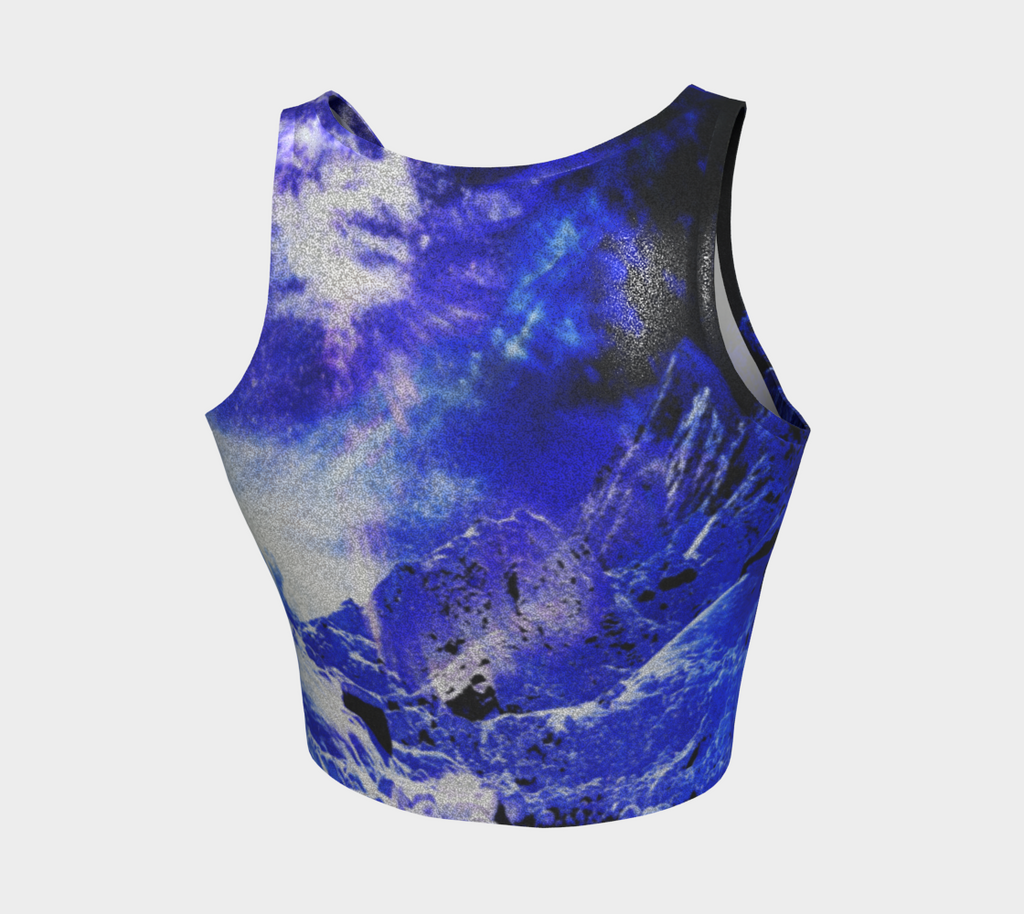 Yule Night Dreams Athletic Crop Top