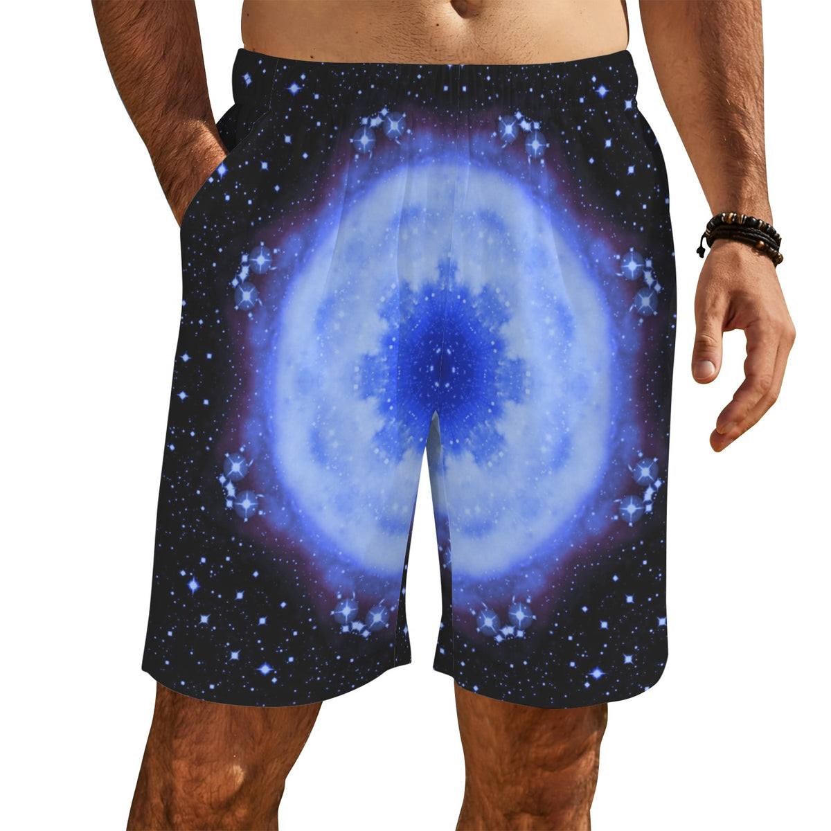 Katerina's Halo Desires Men's All Over Print Beach Shorts (Sets 26) | Ships from USA