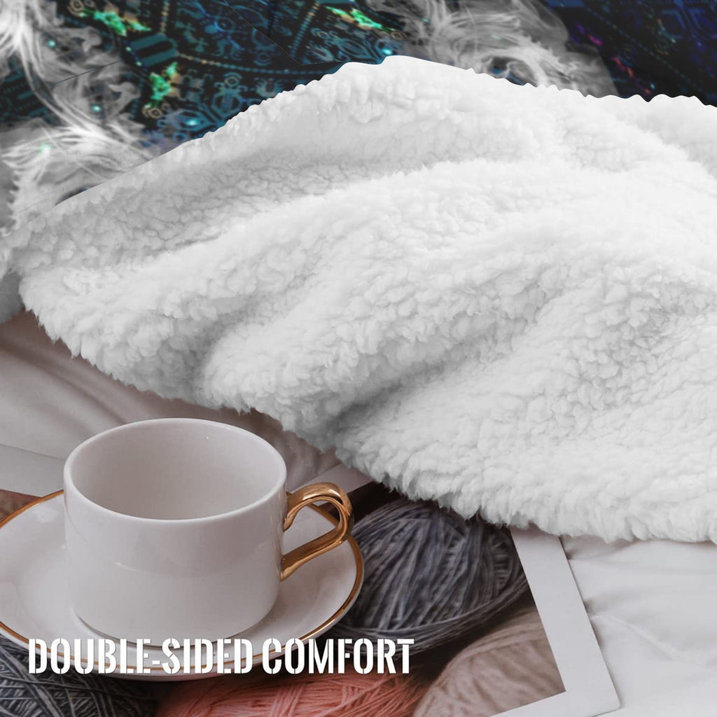 Katerina's Now & Forever Desires Dragoness Dreams Sherpa Fleece Blanket 60" x 80" | Ships from USA