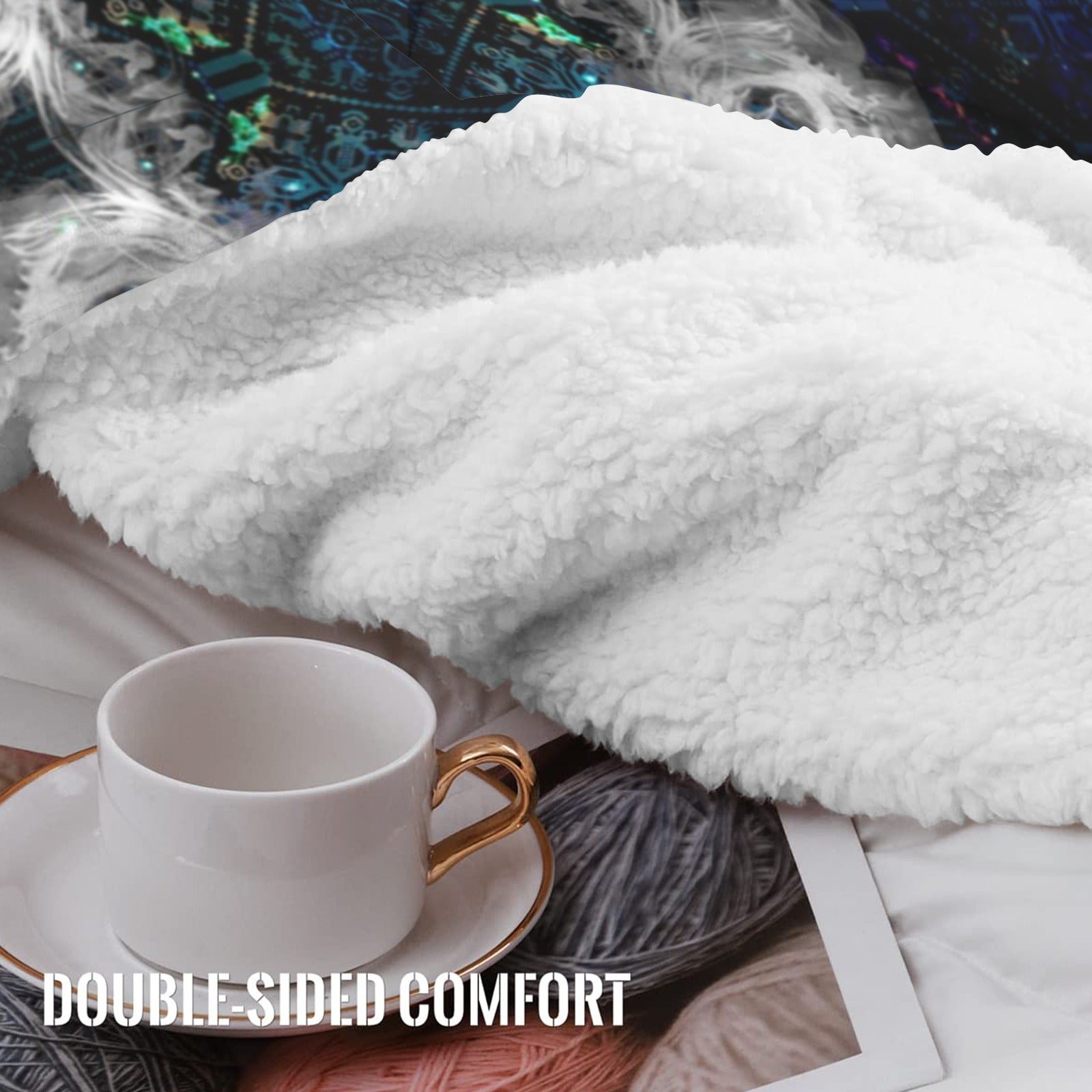 Katerina's Now & Forever Desires Dragoness Dreams Sherpa Fleece Blanket 60" x 80" | Ships from USA