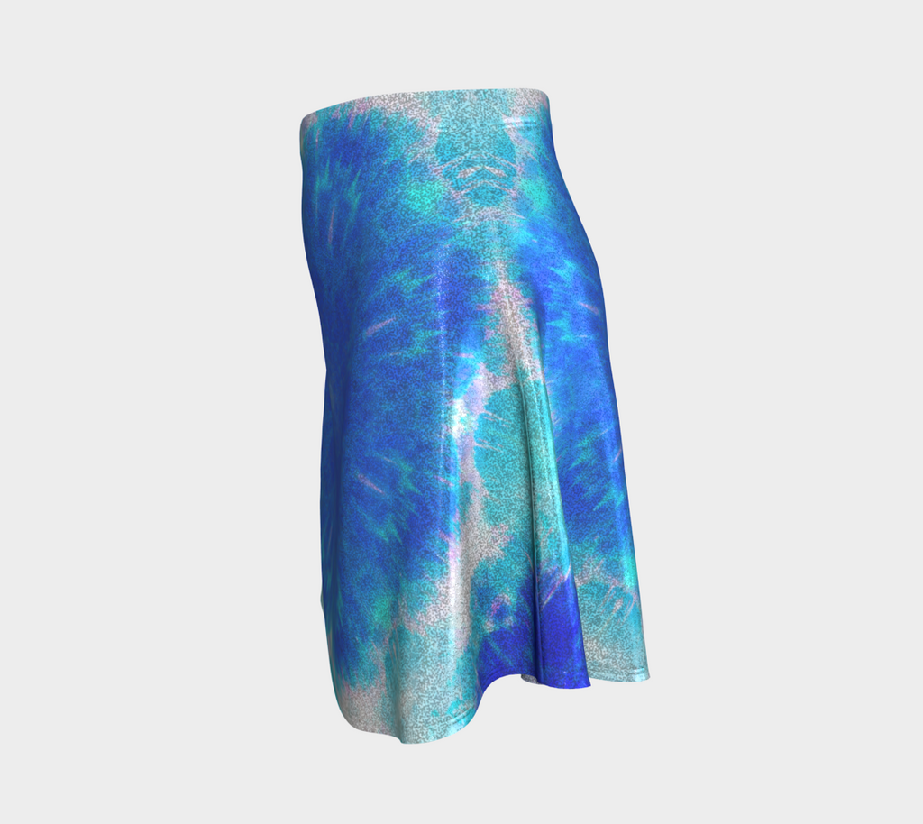 Amen Jin's Blue Sun Desires Flared Skirt