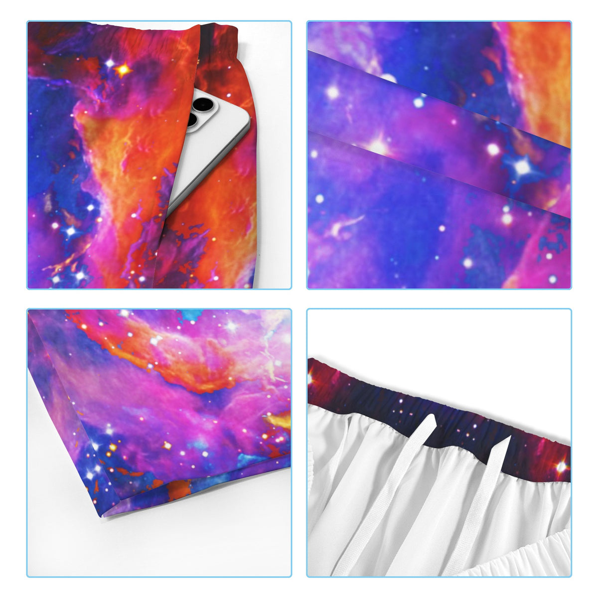 Katerina's Cassandra Desires Men's All Over Print Beach Shorts (Sets 26) | Ships from USA