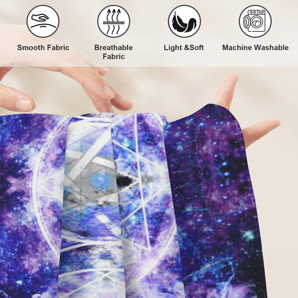Amen Jin's Katerina's Dracularian Dragoness Triple Goddess Meditations Twin Bedding Set (Fitted Sheet + Pillowcases) | Ships from USA