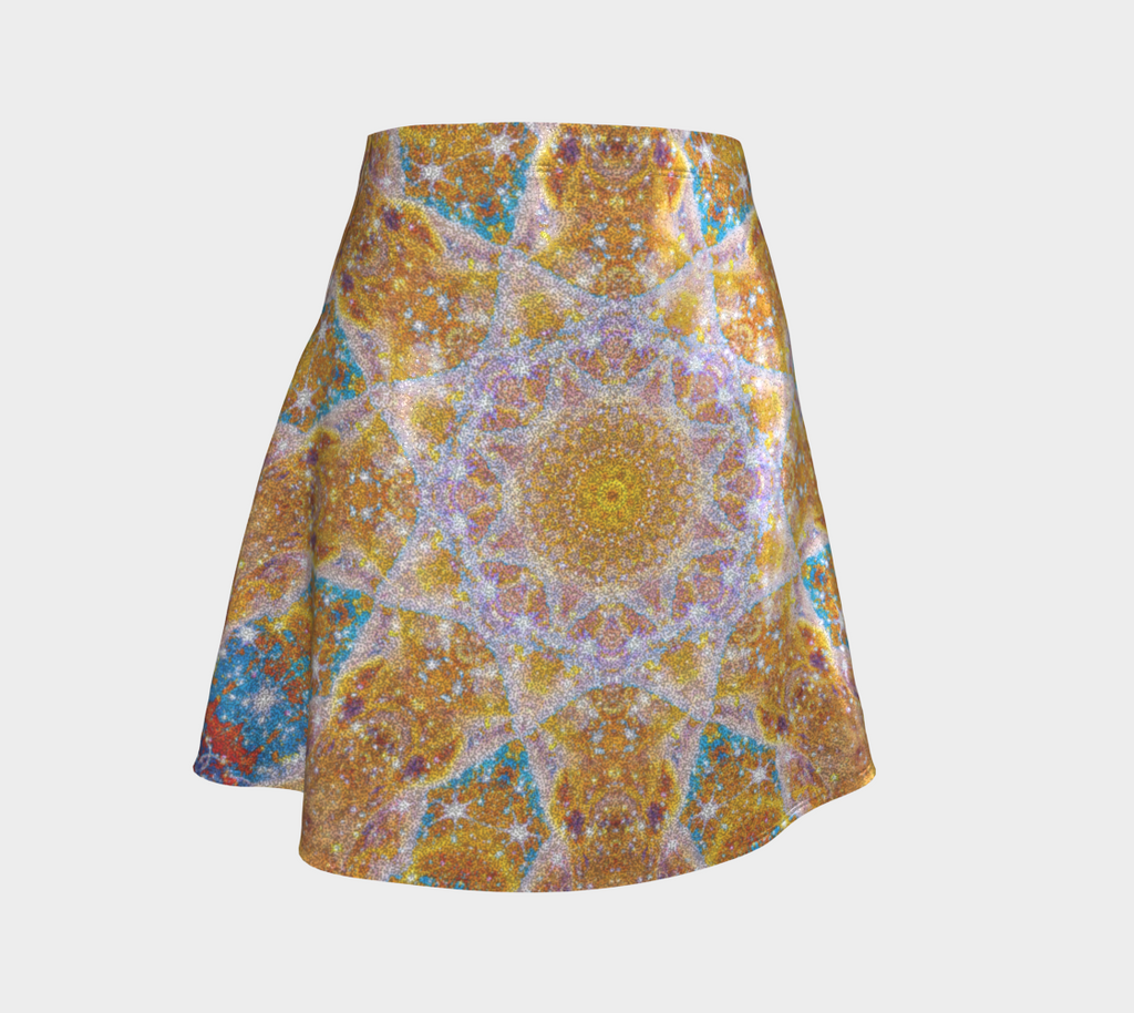 Spirited Marie all the White Horses Desires Flare Skirt