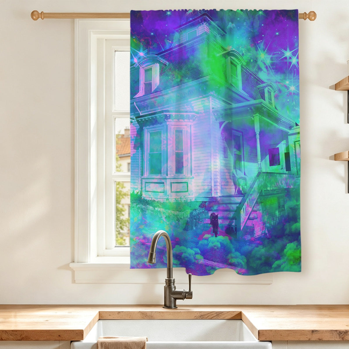 Katerina's Now & Forever  Hocus Pocus Desires Window Curtain 27.6" x 39.4" ( 1 Piece ) | Ships from USA