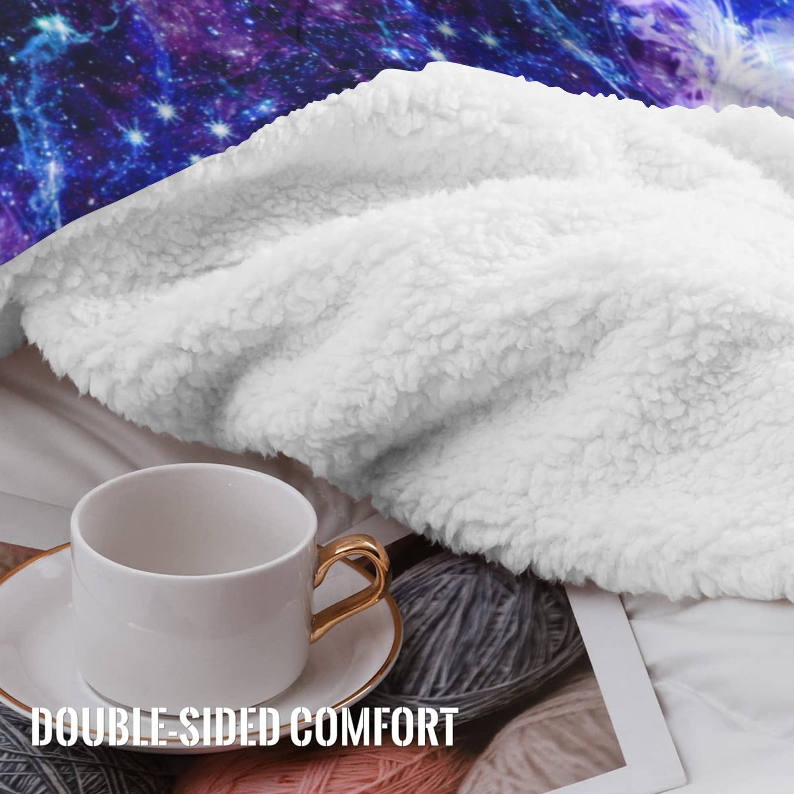 Amen Jin's Katerina's Dracularian Dragoness Triple Goddess Meditations u Sherpa Fleece Blanket 60" x 80" | Ships from USA