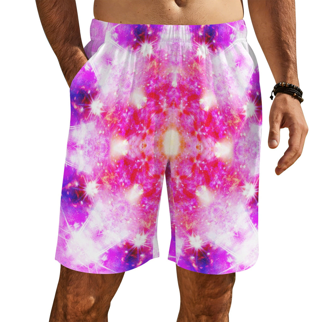 Katerina's Dreams of Angels Desires Men's All Over Print Beach Shorts (Sets 26) | Ships from USA