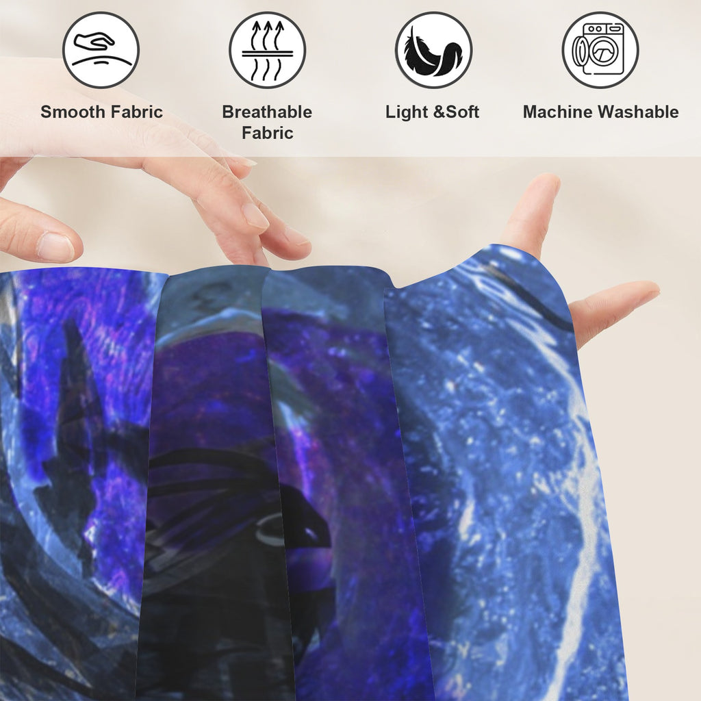 Katerina's Dragon's Eye Desires Koi Dreams Twin Bedding Set (Fitted Sheet + Pillowcases) | Ships from USA