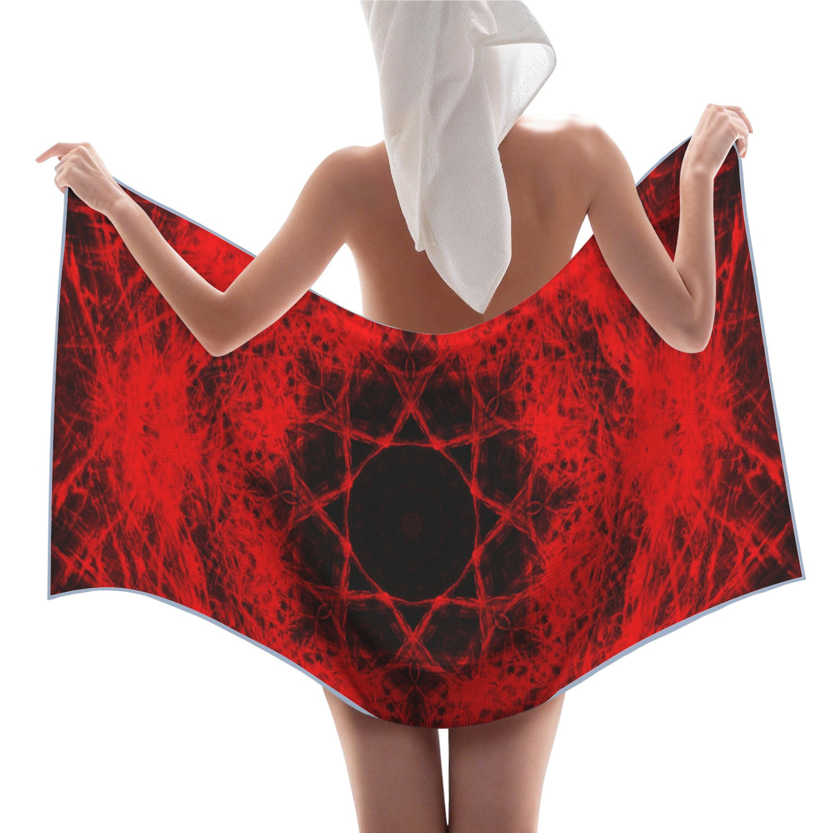 Katerina's Waiting for Hello Desires Waffle Weave Bath Towel 29" x 58" | Ships from USA
