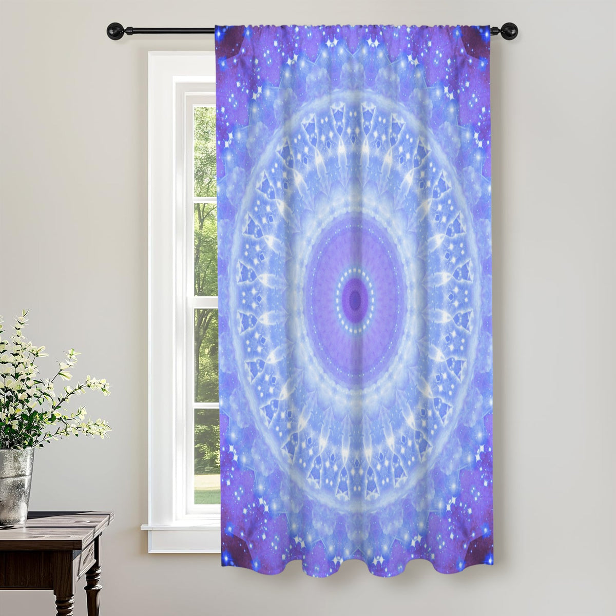 Katerina's Living on a Prayer Desires Window Curtain 52" x 63" ( 1 Piece ) | Ships from USA