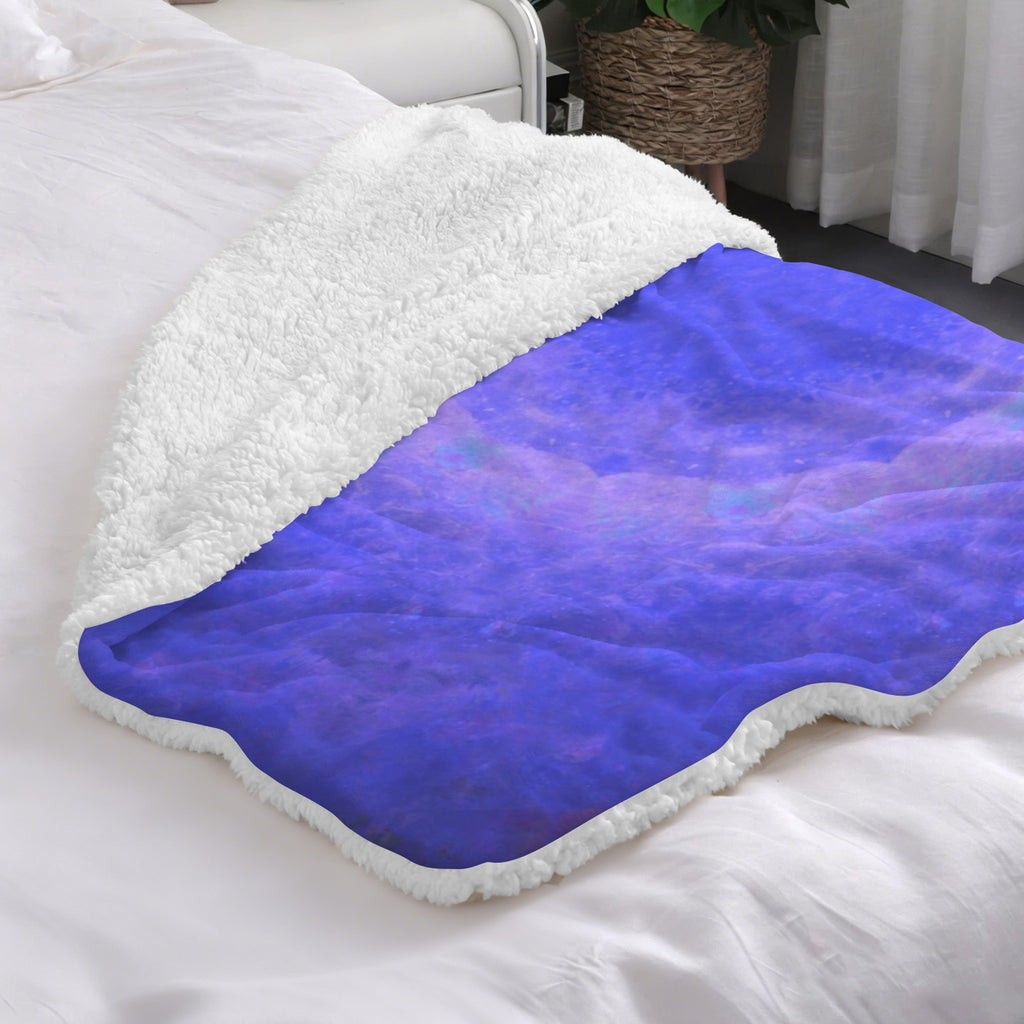 Katerina's Uncertainty in Time & Space Desires Sherpa Fleece Blanket 30" x 40" | Ships from USA
