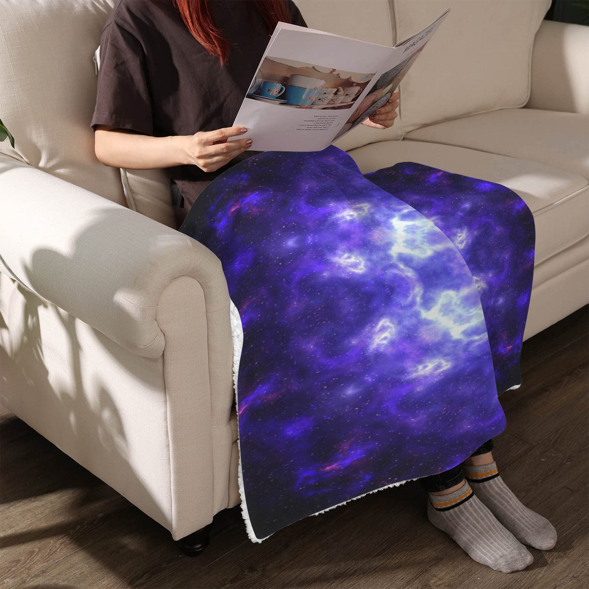 Katerina Vampira Draga Desires Sherpa Fleece Blanket 30" x 40" | Ships from USA