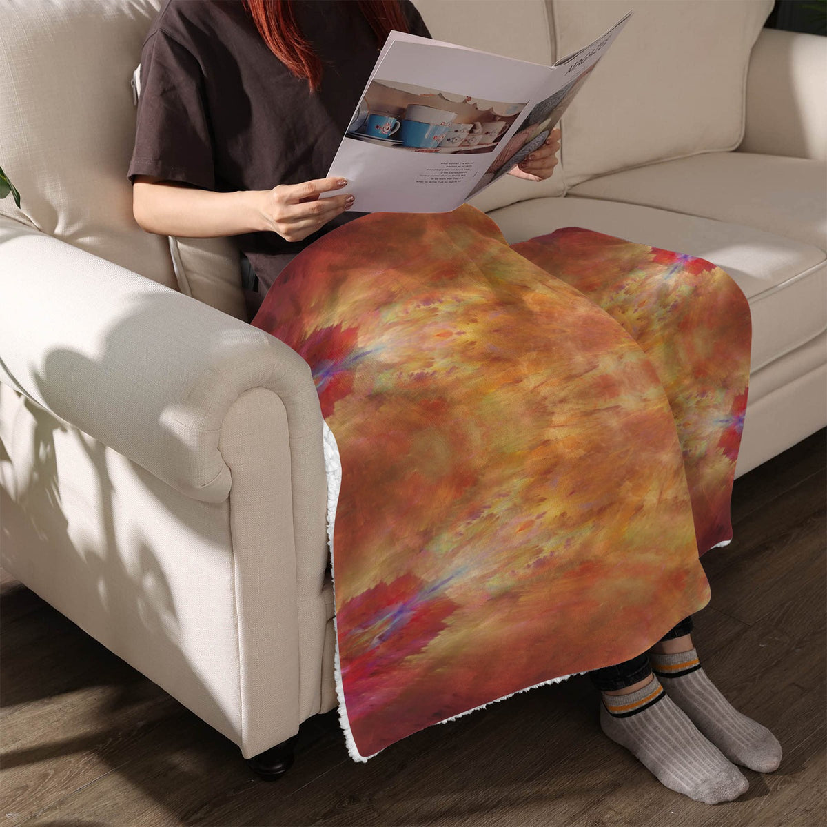 Katerina's Supernova Desires Sherpa Fleece Blanket 30" x 40" | Ships from USA