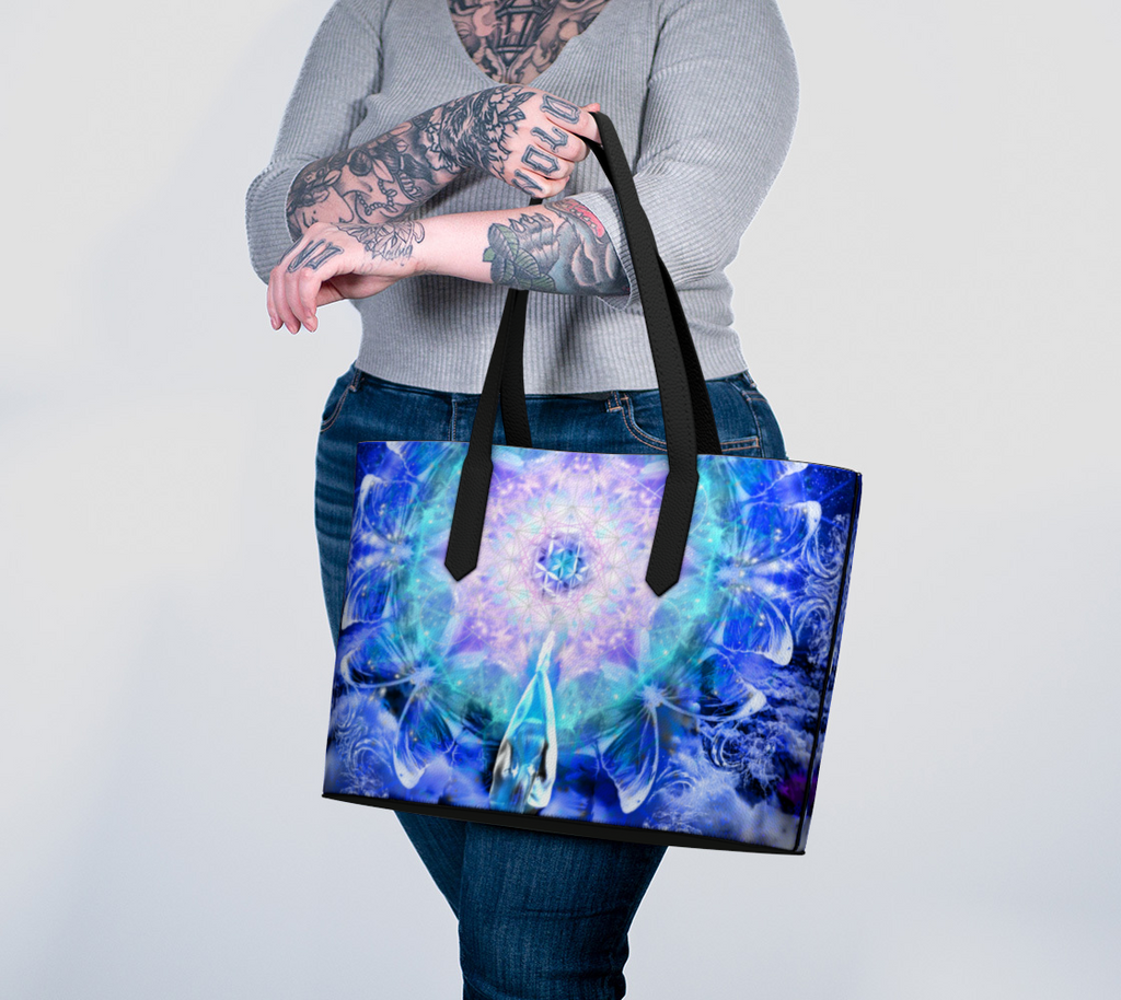 Amen Jin's Katerina's Eros & Psyche Desires Metamorphosis Meditations Vegan Leather Tote Bag