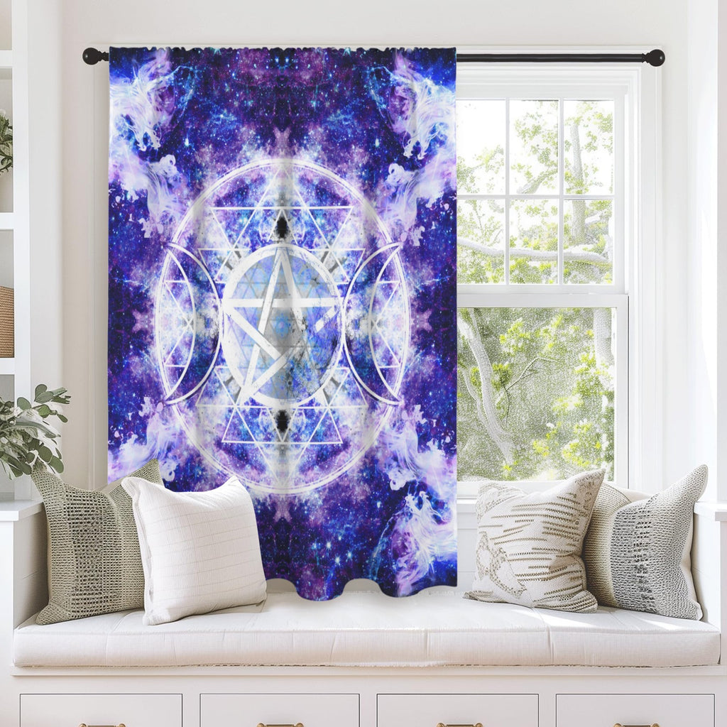 Amen Jin's Katerina's Drcaularian Dragoness Triple Goddess Meditations Window Curtain 52" x 63" ( 1 Piece ) | Ships from USA