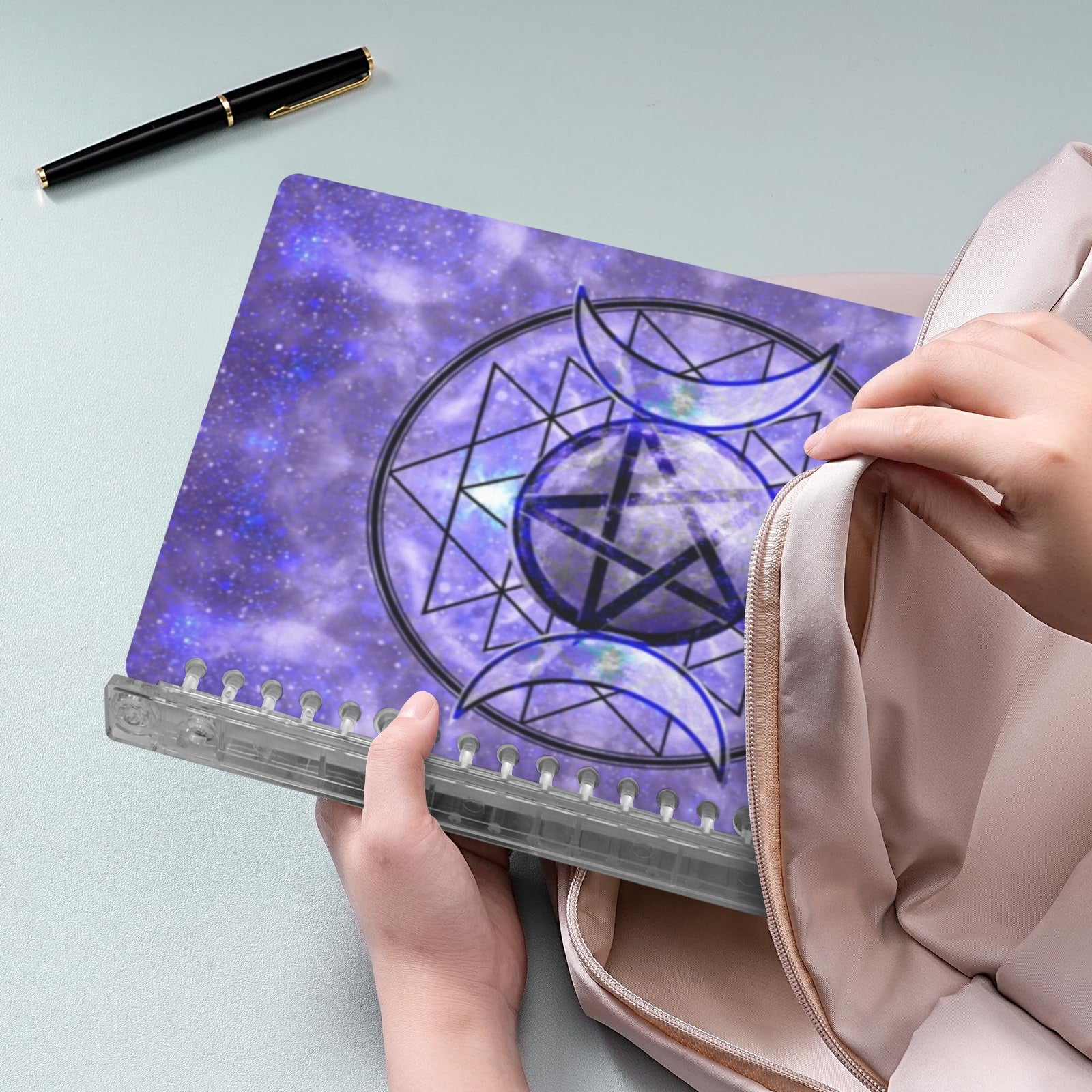 Katerina's Triple Goddess Magickal Desires Loose-Leaf Notebooks ( Cover Print, 4-Pack ) | Ships from USA