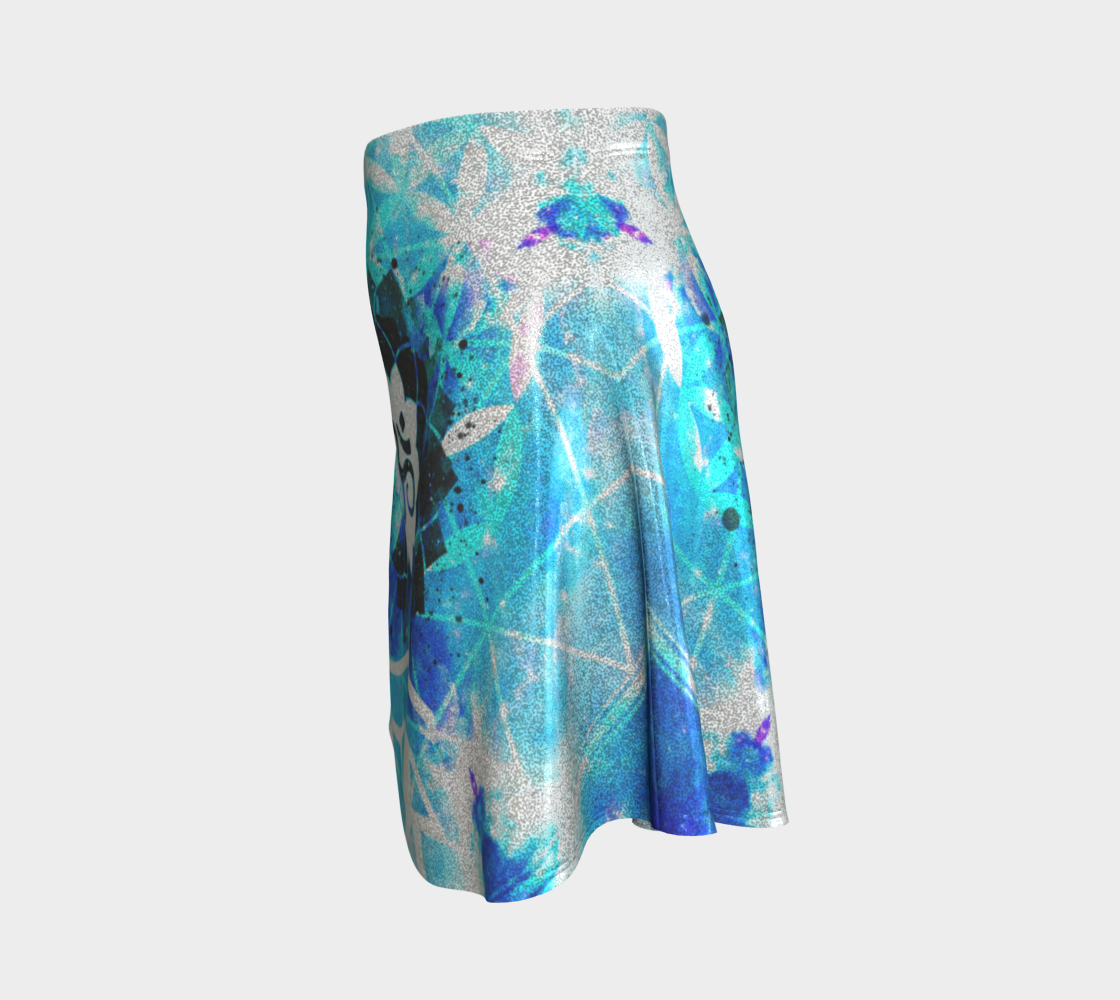Amen Jin's Mandala of Dragon Fire Desires Fairy Om Meditations Flared Skirt
