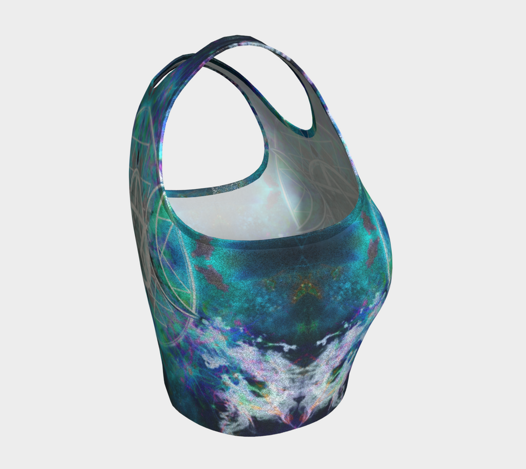 Katerina's Now and Forever Triple Goddess Meditations Athletic Crop Top