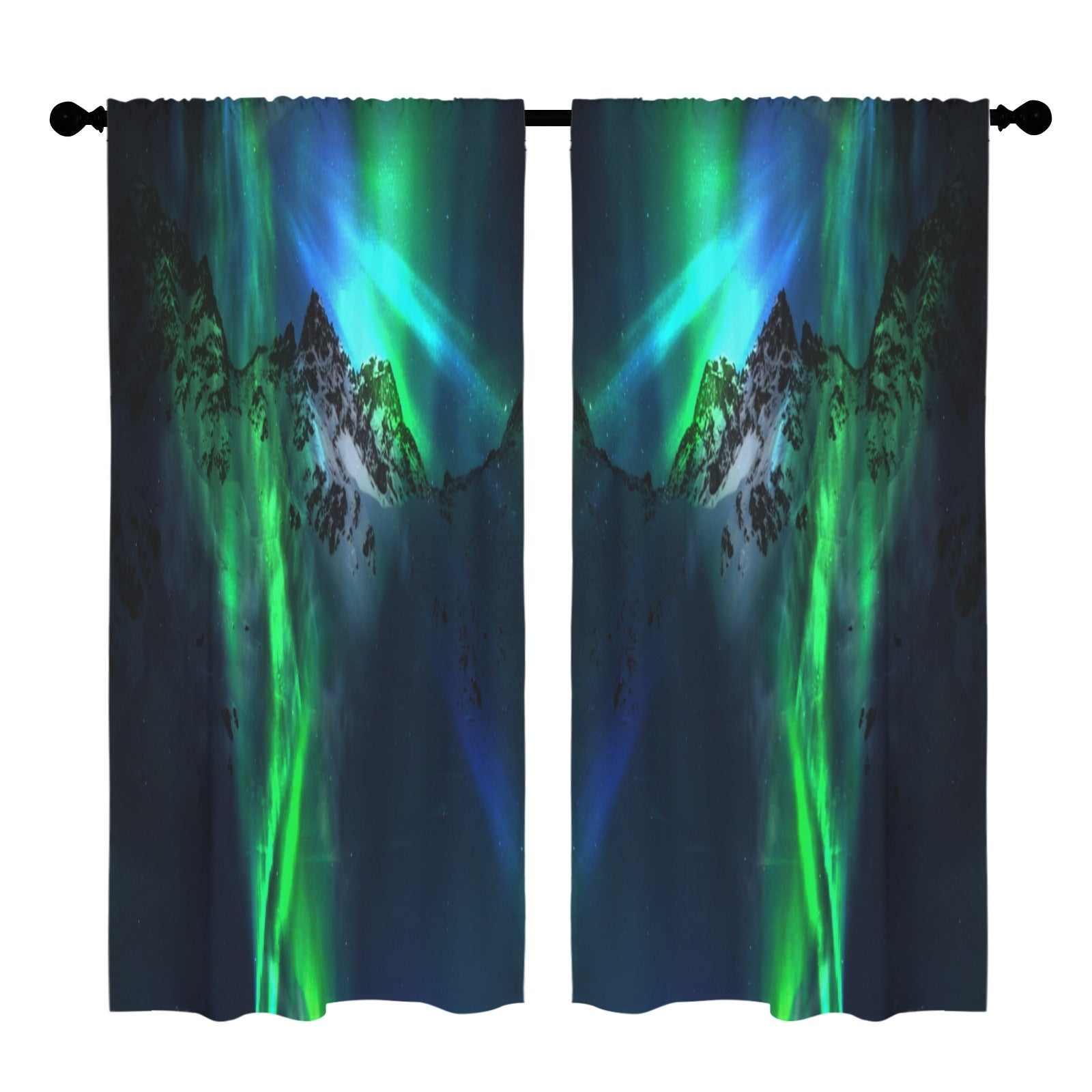 Song of the Mountain Dreams Floor-To-Ceiling Curtain 52x84inch | Ships from USA