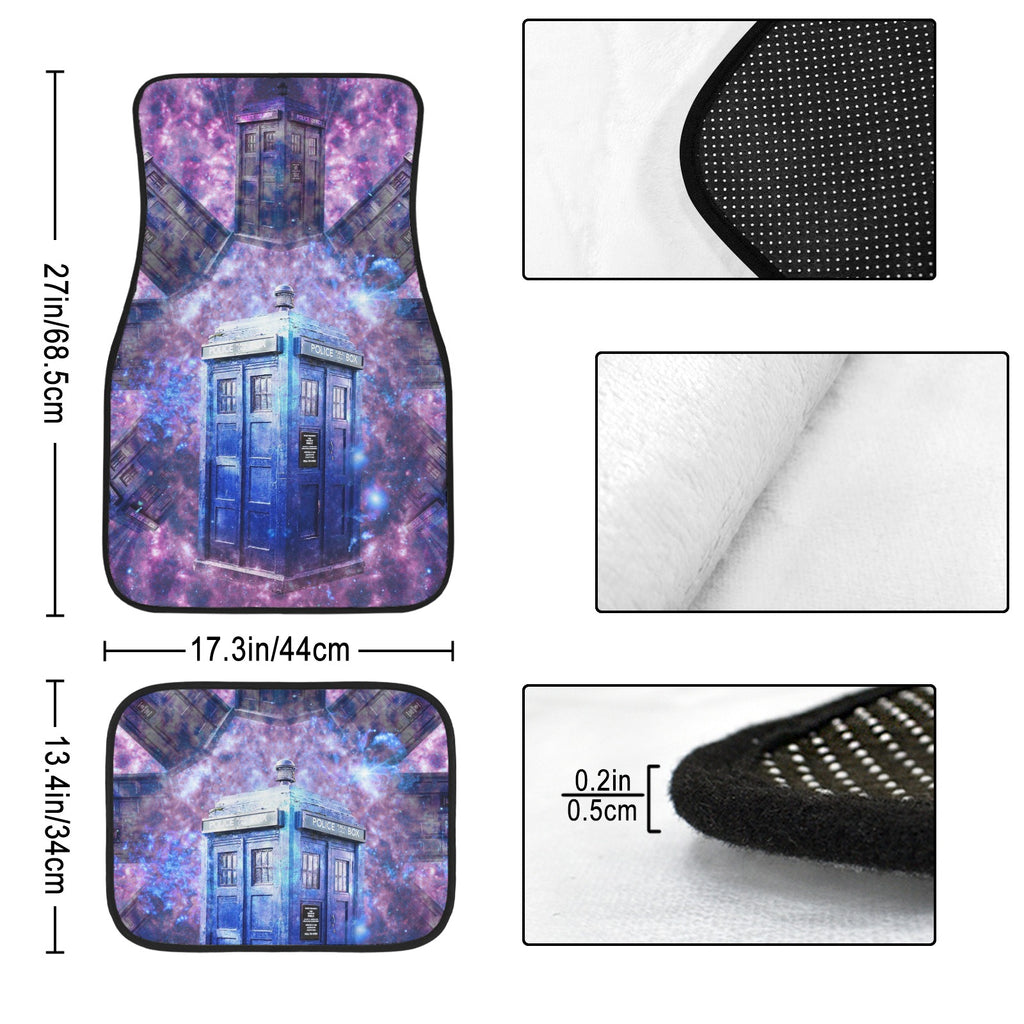 Katerina's Through Time & Space Doctor Desires 4-Piece Car Floor Mats （Customized Separately）| Ships from USA