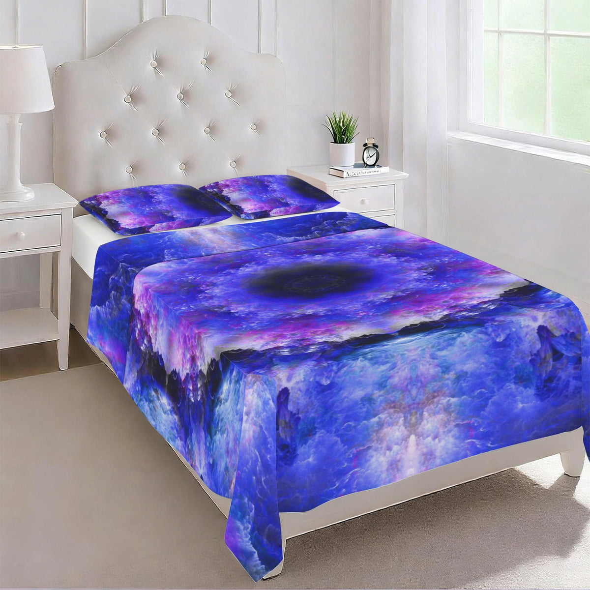 Katerina's I Will Come Again Desires 3-Piece Bedding Set (Bed Sheet + Pillowcases)  | Ships from USA